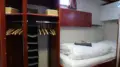 Claire cabin with open closet