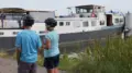 Standing by the ship