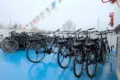 Magnifique 3 exterior deck bikes
