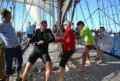 Atlantis raising sails