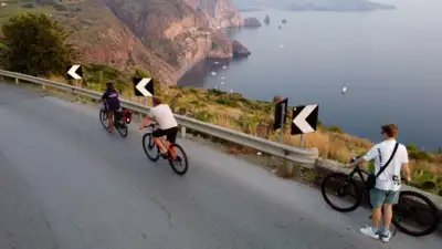 Biking on the island