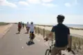 Cycling along the coast
