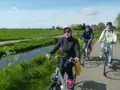 Cyclist in the country