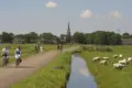 Cyclists in Waterland