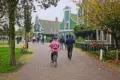 Biking dutch village