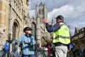 Cyclists in ghent