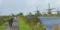 Amsterdam Antwerp Kinderdijk cyclists