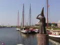 Waddenzee and Friesland Stavoren statue Vrouwtje van Stavoren